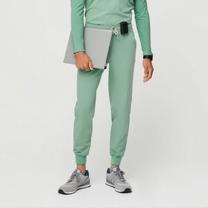 FIGS Tansen Jogger Scrub Pants Jade Small Green Seafoam Mint Doctor Nurse